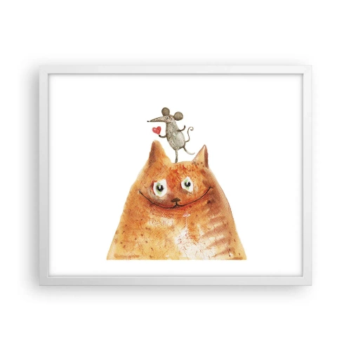 Poszter fekete keretben - A szerelem paradoxonjai - 50x40 cm