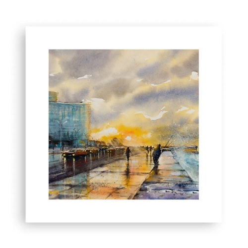 Poszter - Élet a parton - 30x30 cm