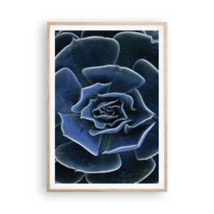 Poszter világos tölgy keretben - A sivatag virága - 70x100 cm