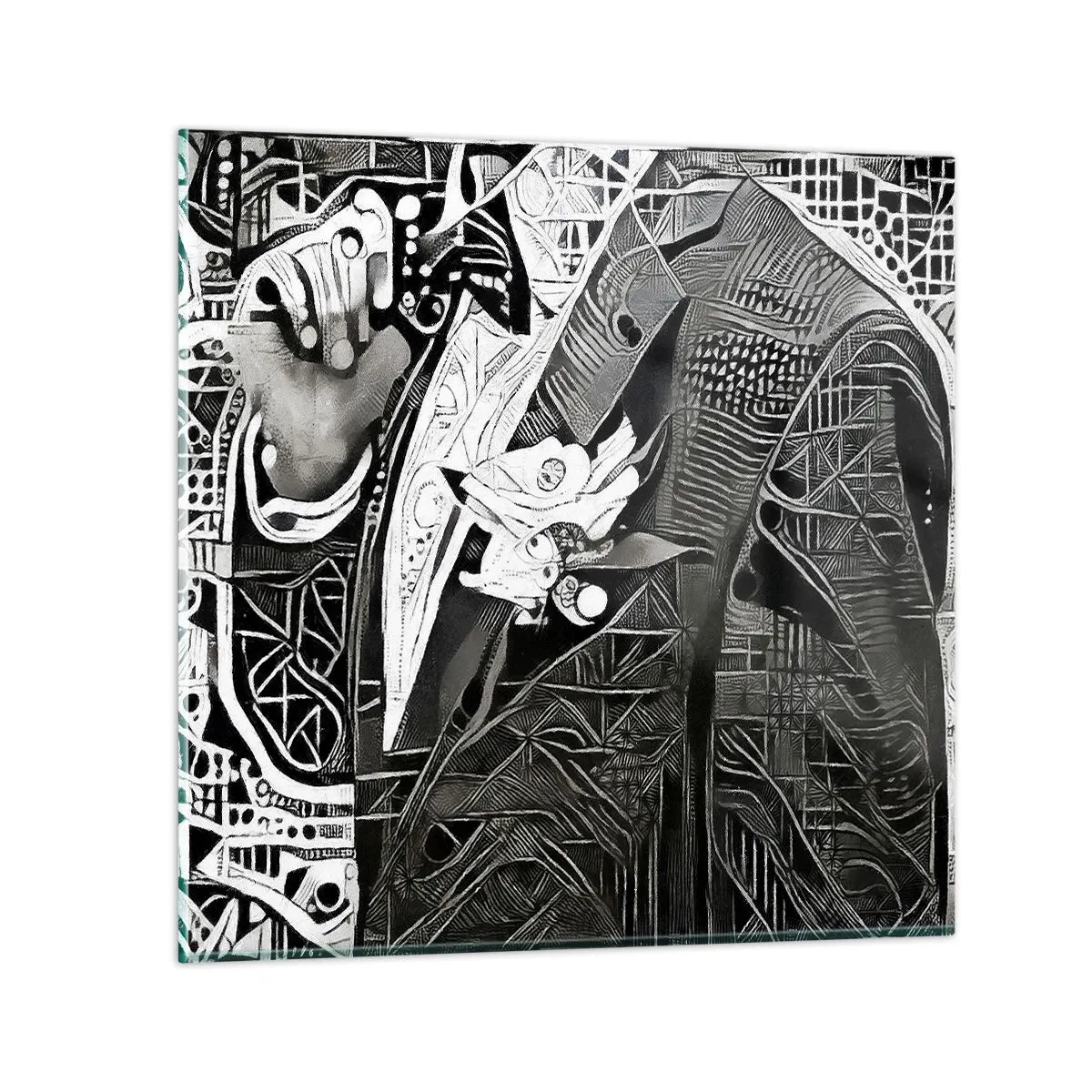 Üveg kép - Csak látszólag öreg ember - 50x50 cm