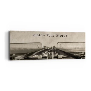 Vászonkép - Meséld el - 90x30 cm