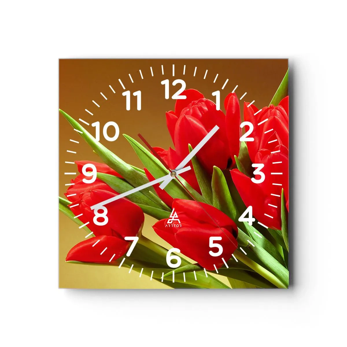 Falióra, Óra - Egy csokor tavaszi öröm - 30x30 cm