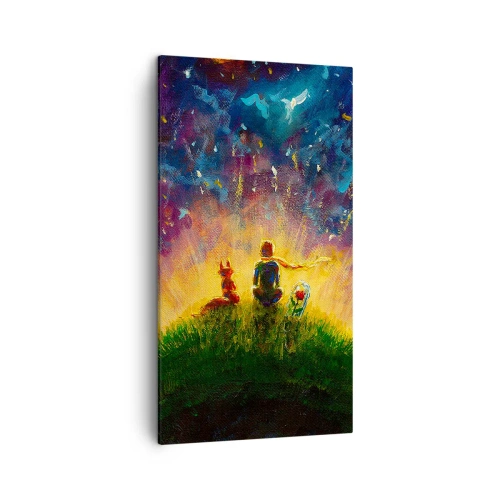 Vászonkép - Szerelem és barátság – az egész világ - 45x80 cm