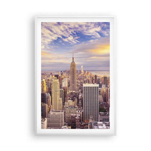 Poszter fekete keretben - Elérni a felhőket - 61x91 cm