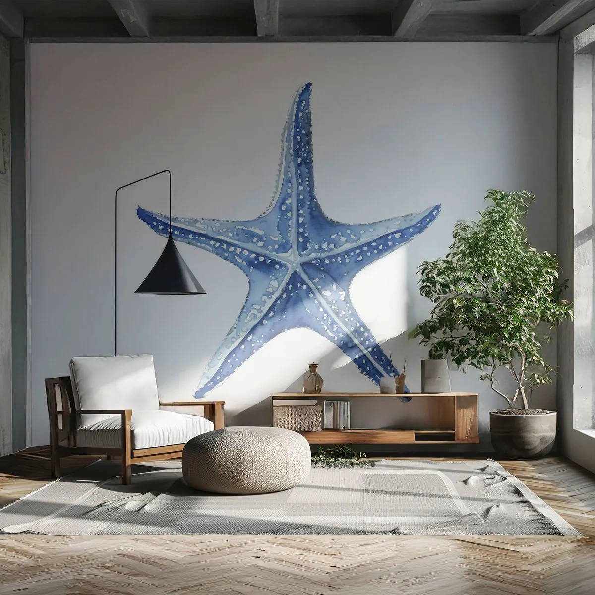 Fotótapéta Premium Canvas - A tenger csillaga - Tengeri csillag, Tengerpart, korallzátony - 350x256 cm