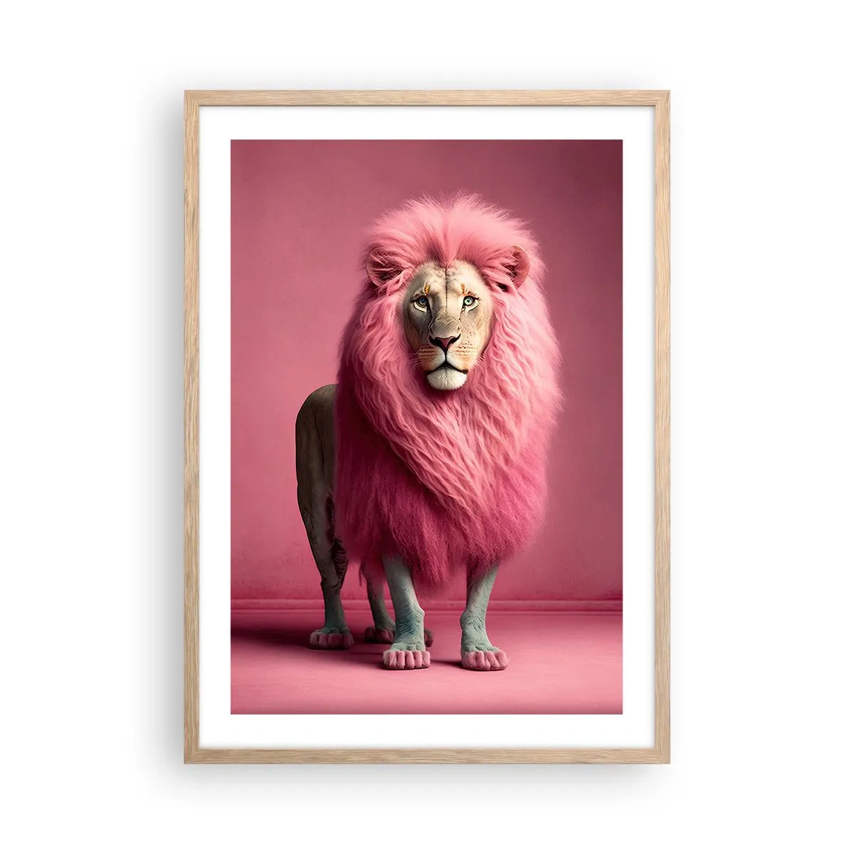 Poszter világos tölgy keretben - És már nem félsz - 50x70 cm