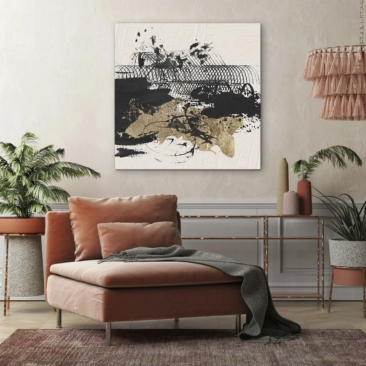 Vászonkép - Szenvedélyes kompozíció - 50x50 cm