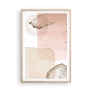 Poszter világos tölgy keretben - Egy pillantás a színeken keresztül - 61x91 cm