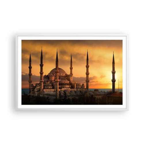 Poszter fekete keretben - Isten hatalmas - 91x61 cm