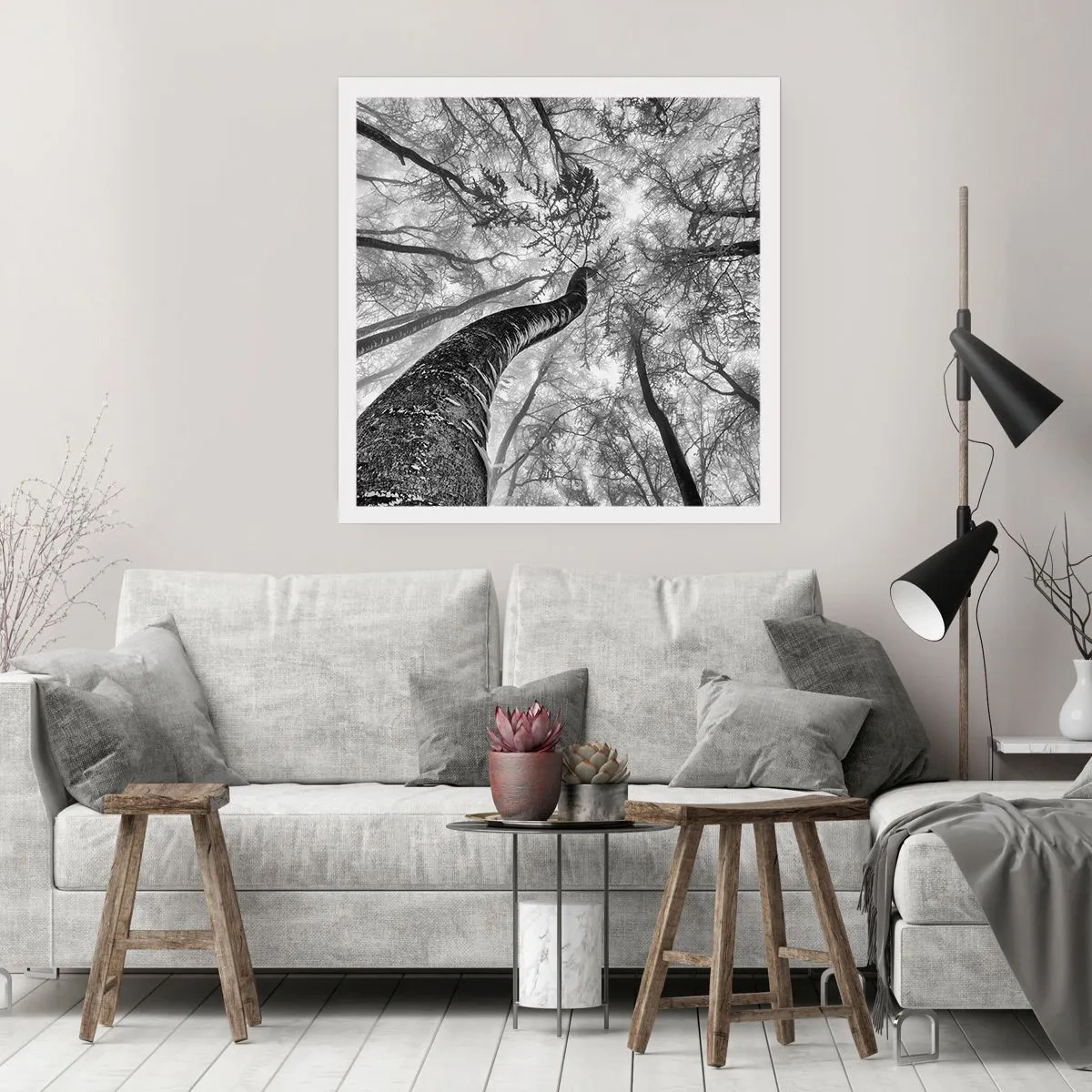 Poszter - Verseny a fény felé - 40x40 cm