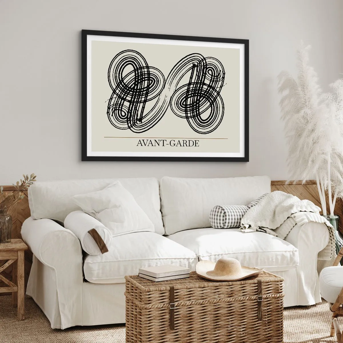 Poszter fehér keretben - Spontán jött ki - 100x70 cm