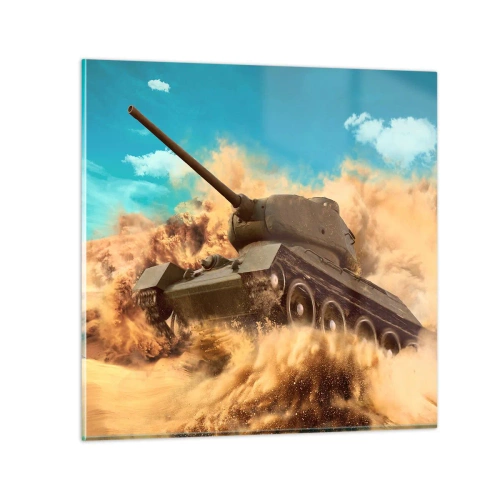 Üveg kép - Legyőzhetetlen - 50x50 cm