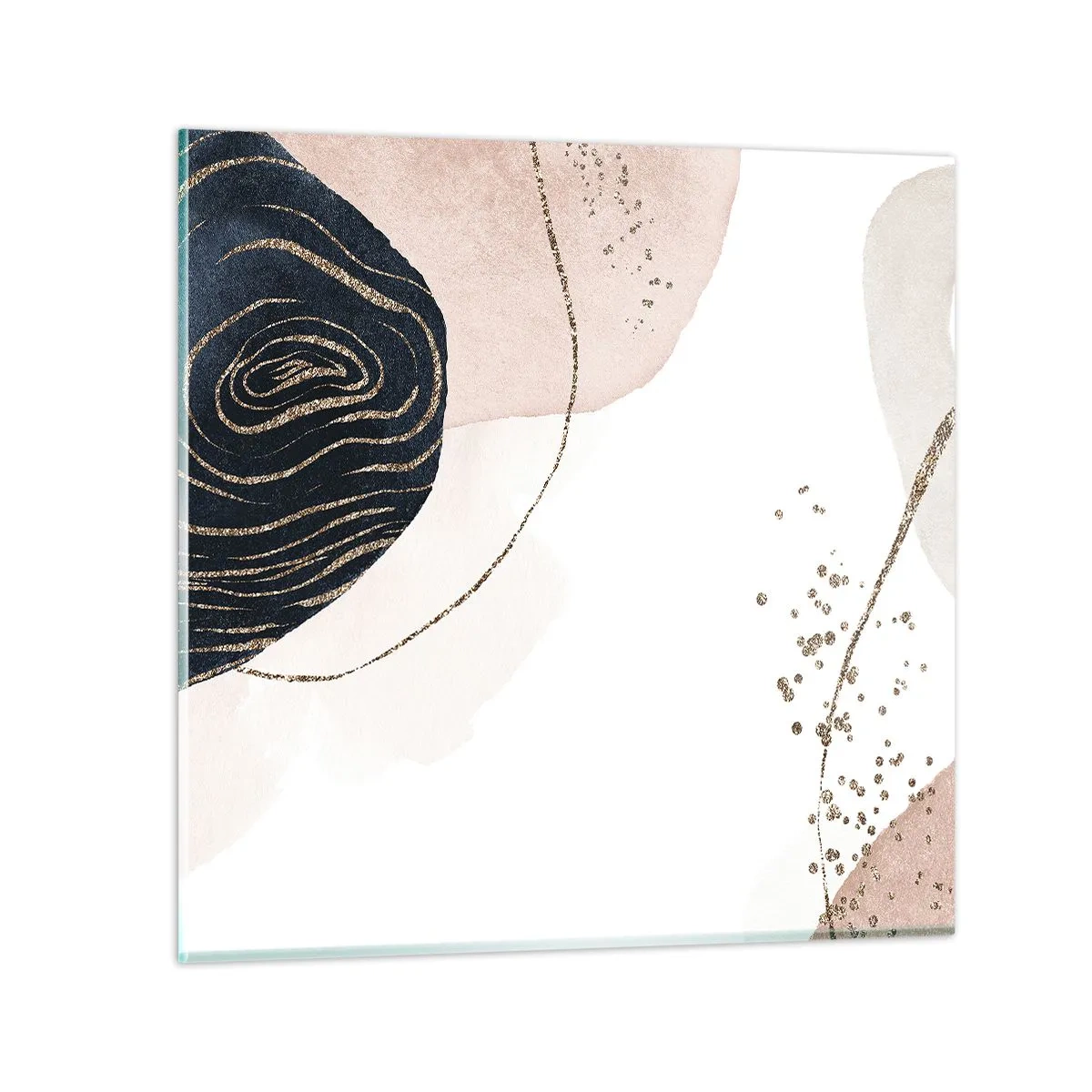 Üveg kép - Minden folyik - 50x50 cm