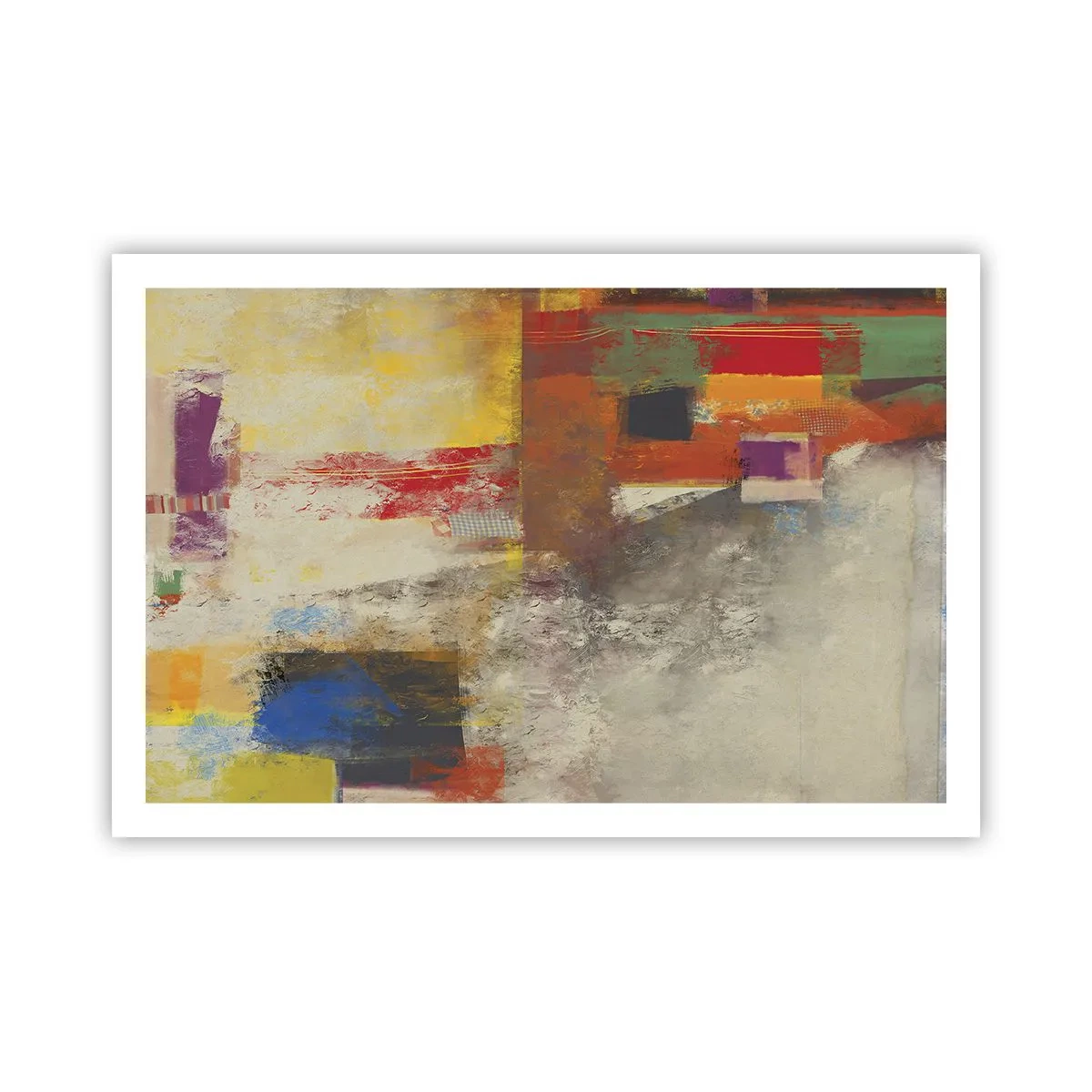 Poszter - Színgeometria - 91x61 cm