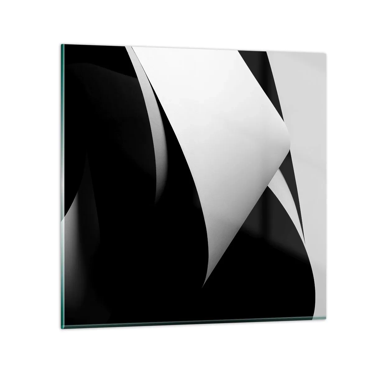 Üveg kép - Fénysíkok az árnyék mélyéről - 50x50 cm