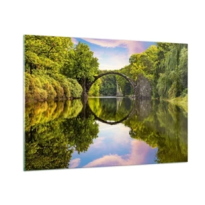 Üveg kép - A két világ találkozásánál - 100x70 cm
