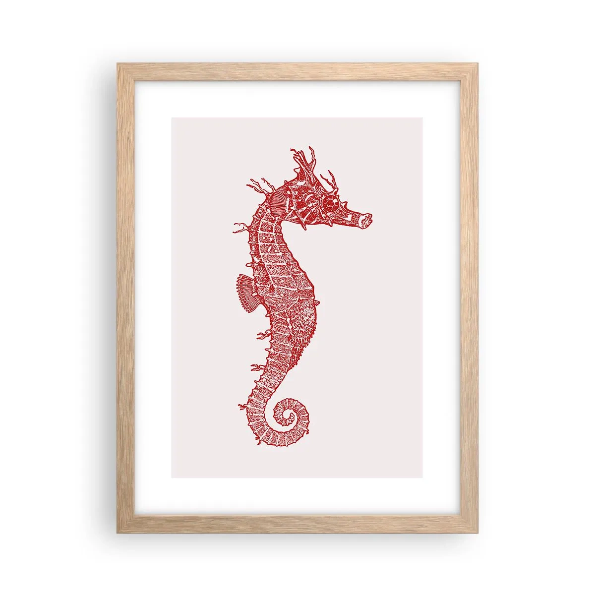 Poszter világos tölgy keretben - Egy bájos kreáció - 30x40 cm