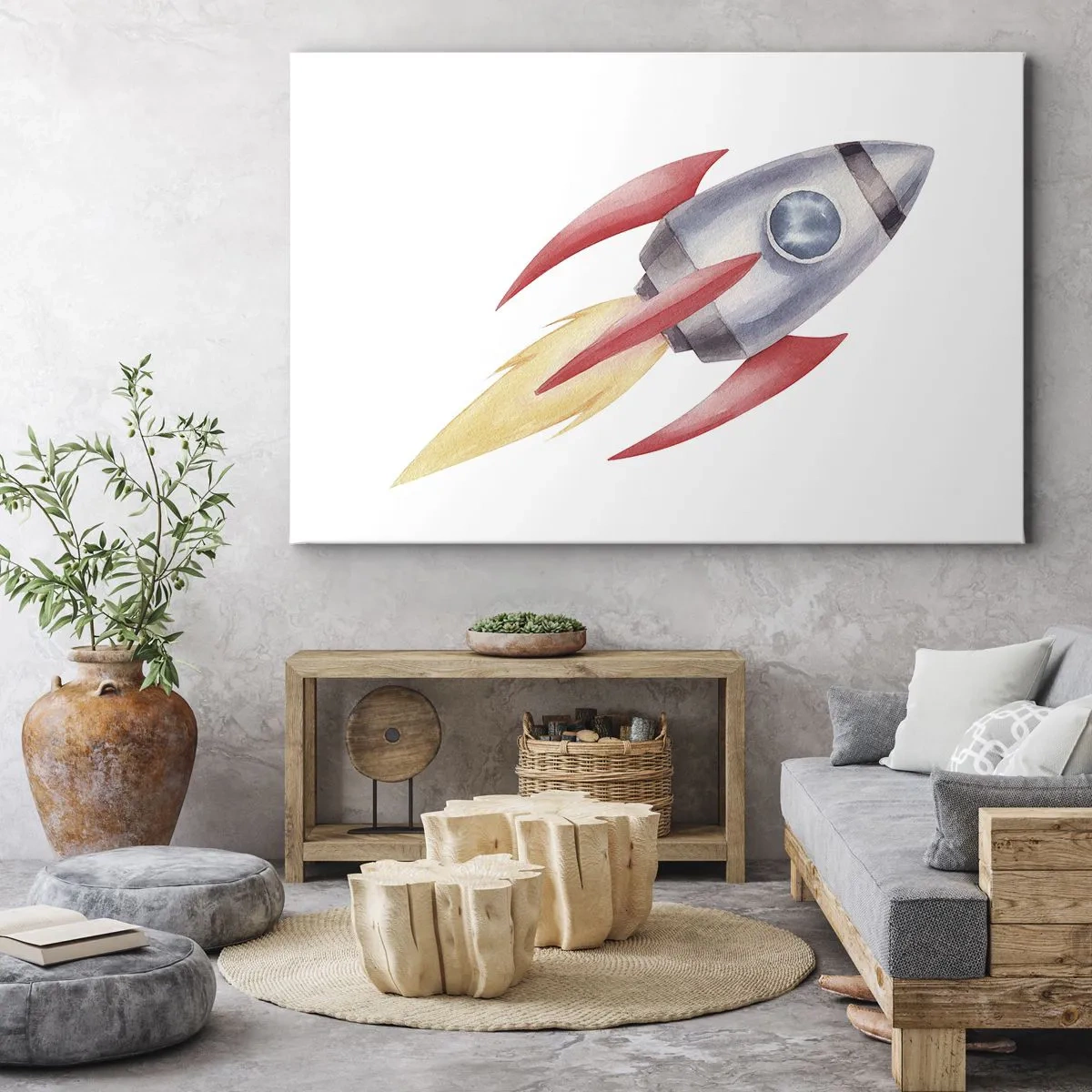 Vászonkép - Magasabbra, gyorsabban, messzebbre - 120x80 cm