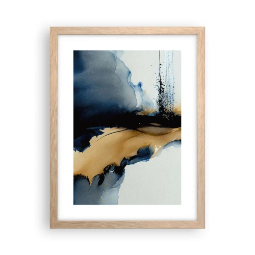 Poszter világos tölgy keretben - A fátyol mögött - 30x40 cm