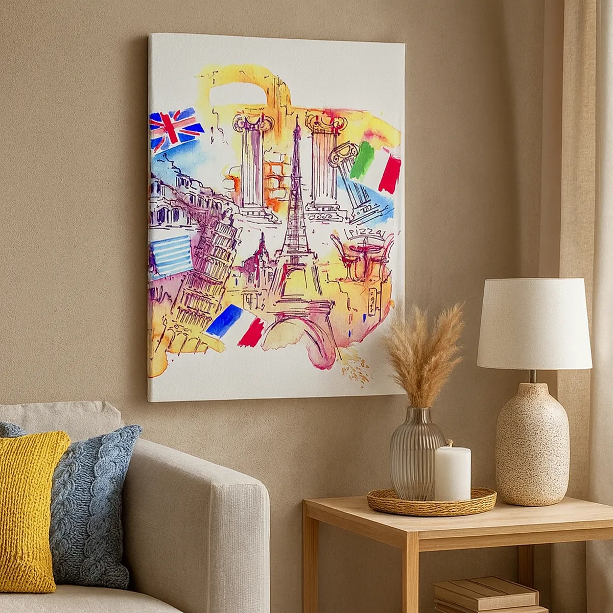 Vászonkép - Európai körút - 50x70 cm