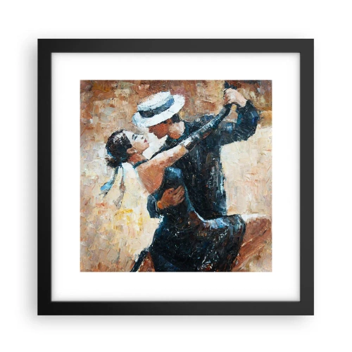 Poszter fehér keretben - A la Rudolf Valentino - 30x30 cm