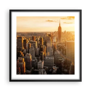 Poszter fehér keretben - Növekedni a napon - 50x50 cm