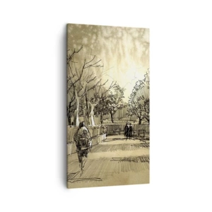 Vászonkép - Egy tollal megállított pillanat - 45x80 cm