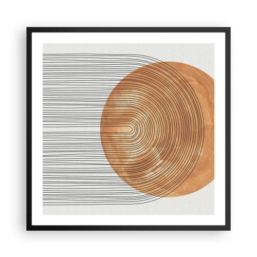 Poszter fehér keretben - Egy napsütéses kompozíció - 60x60 cm