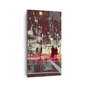 Vászonkép - Egy nagyvárosi átkelő - 45x80 cm