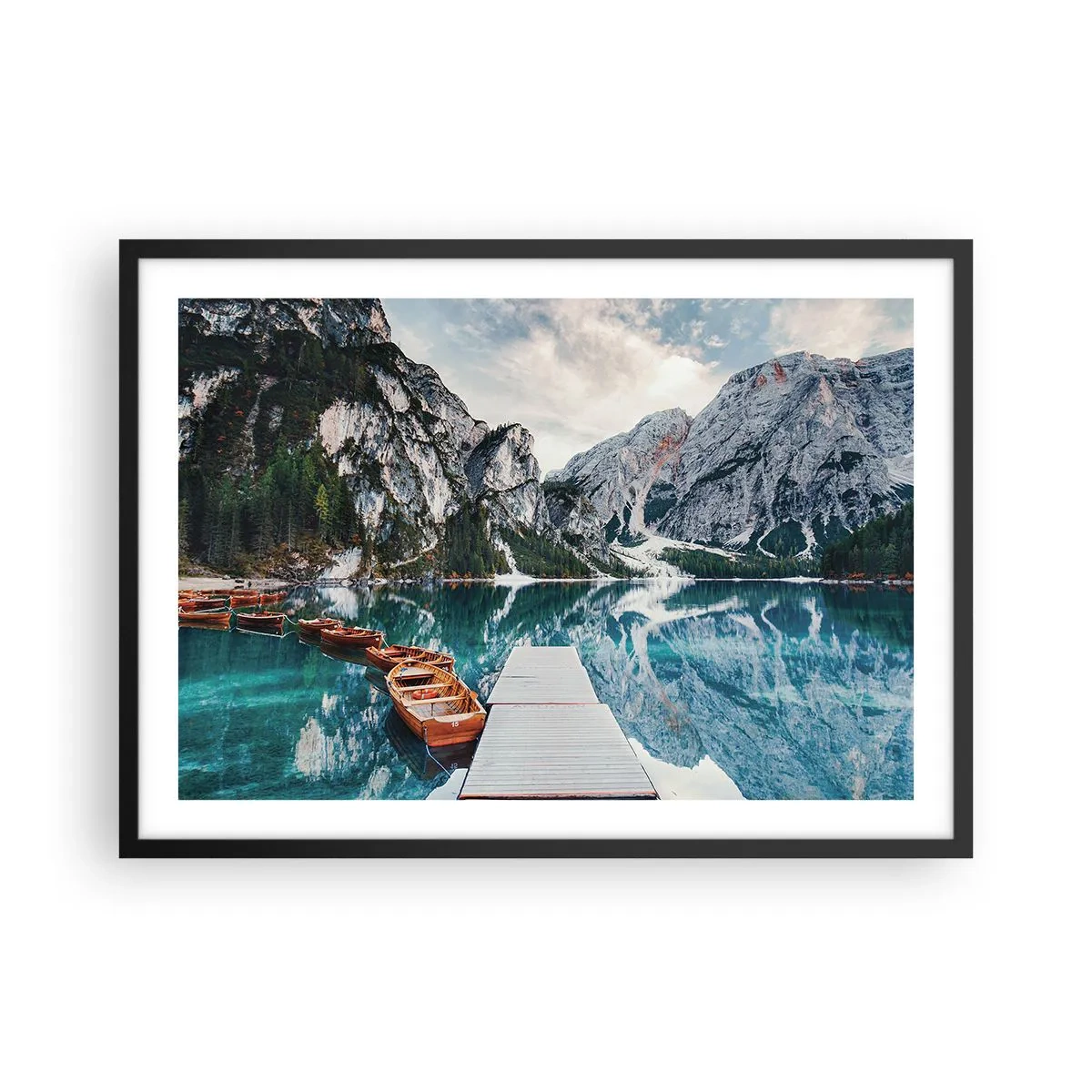 Poszter fehér keretben - Megmutatjuk a szépséget - 70x50 cm