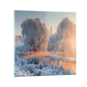 Üveg kép - A napos kristályban minden ragyog - 50x50 cm