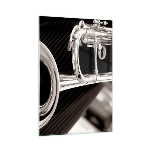 Üveg kép - Zenei utazás az 1930-as évekbe - 80x120 cm