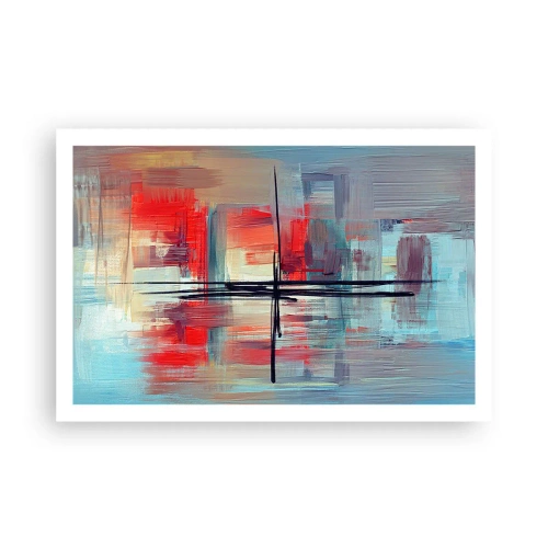 Poszter - Tájkép egy ismeretlen dimenzióban - 91x61 cm
