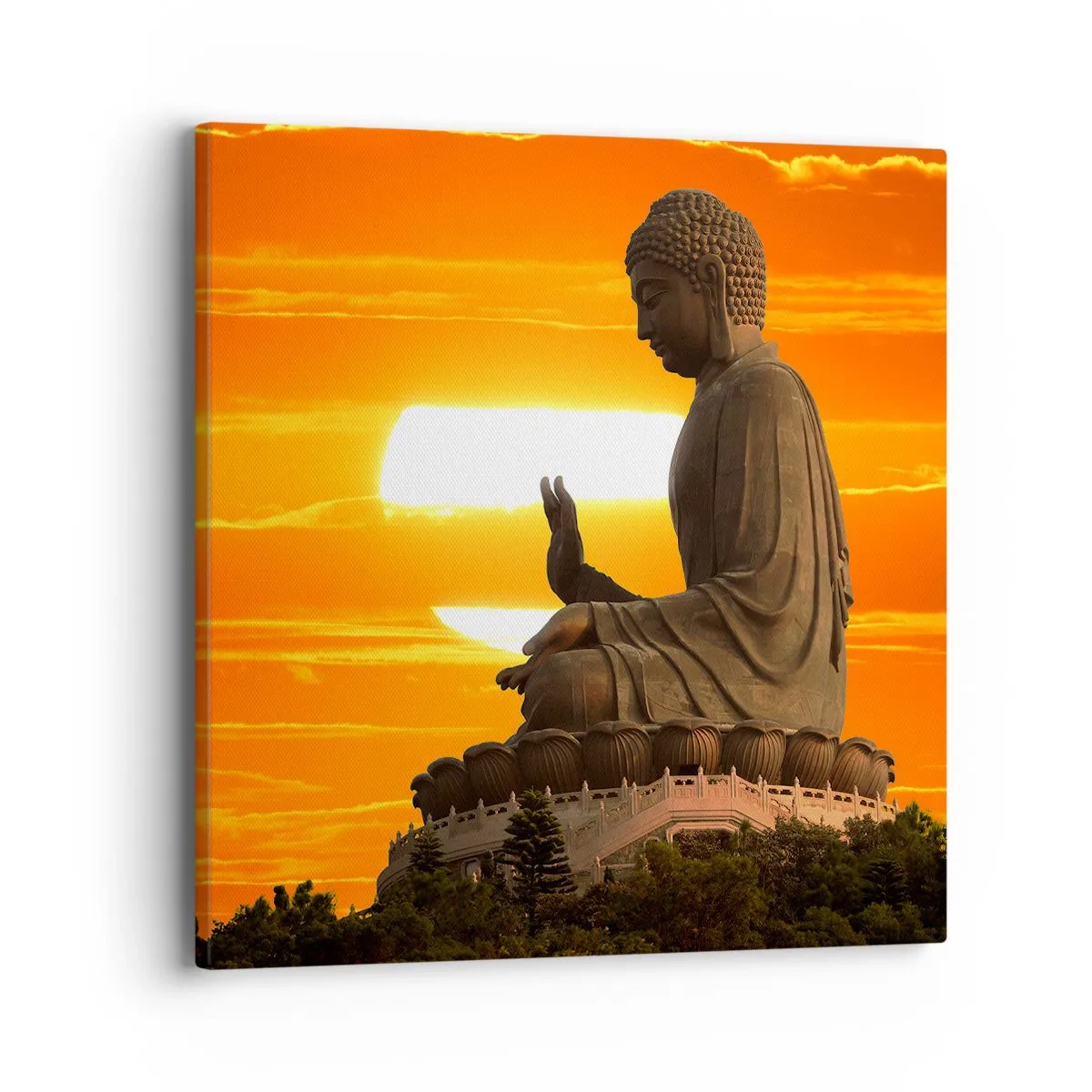 Vászonkép - Félelem nélkül a világtól - 40x40 cm