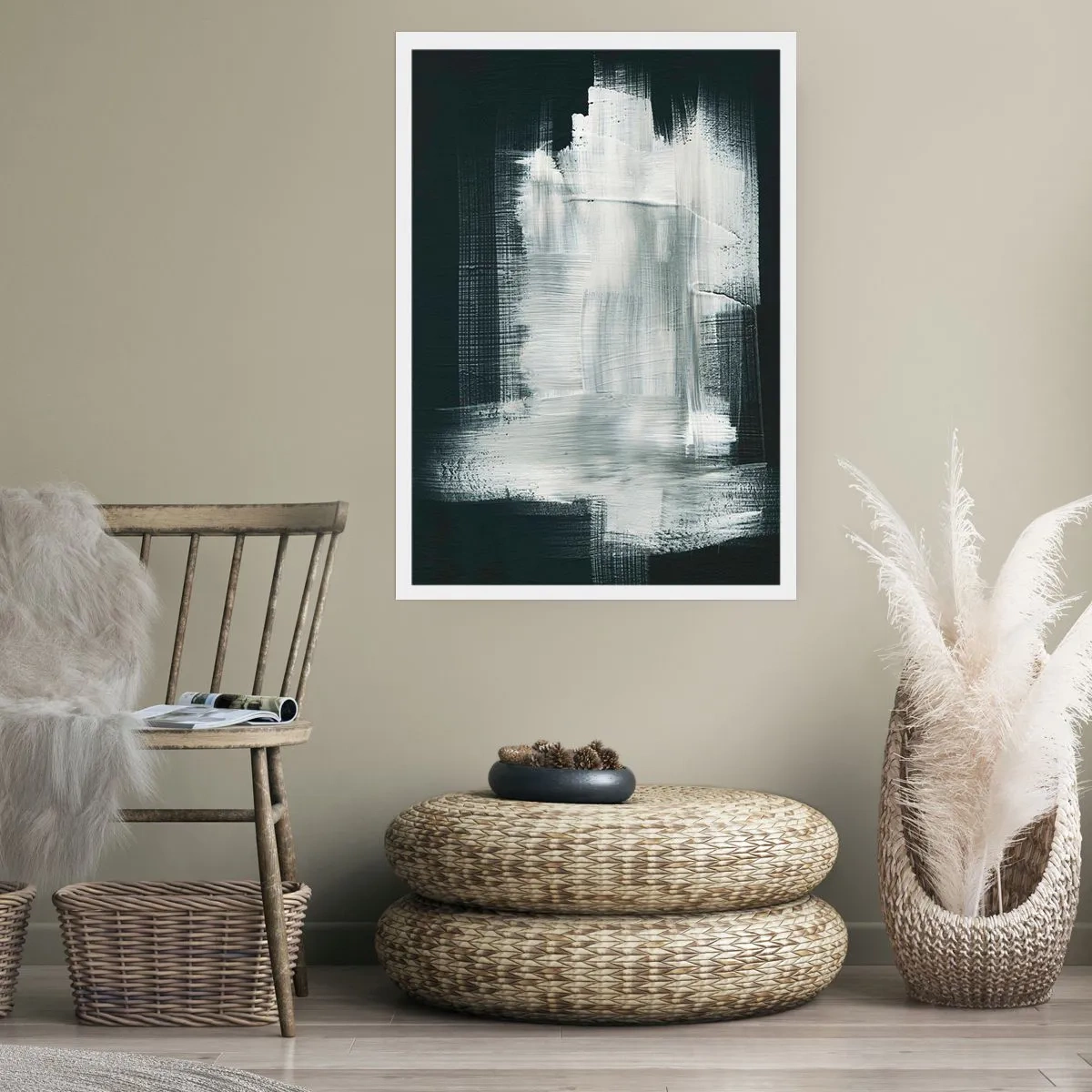 Poszter - Függőlegből és vízszintből szőtt - 40x50 cm