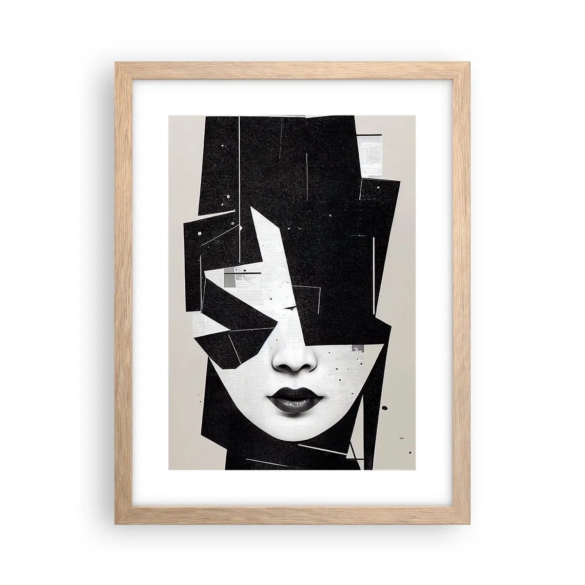 Poszter világos tölgy keretben - Mélyen elrejtve - 30x40 cm