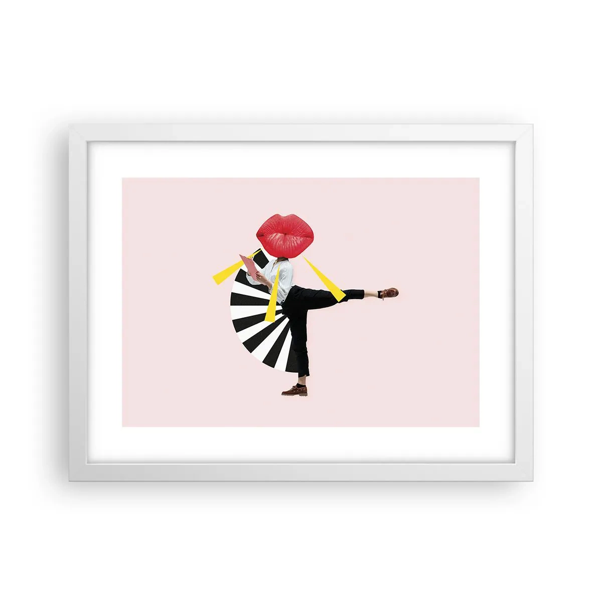 Poszter fekete keretben - Szürreális pop art - 40x30 cm