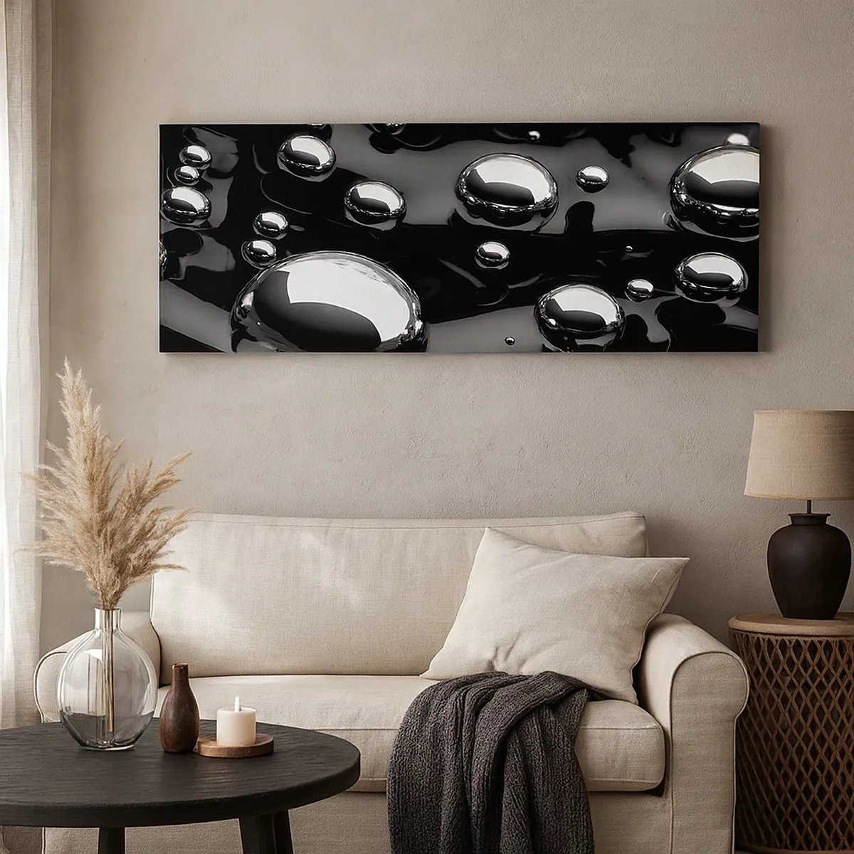 Vászonkép - A fekete vízből - 30x30 cm