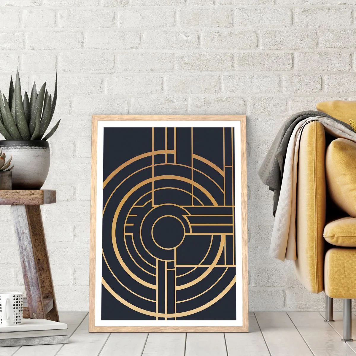 Poszter világos tölgy keretben - A dolgok fordulatai - 70x100 cm