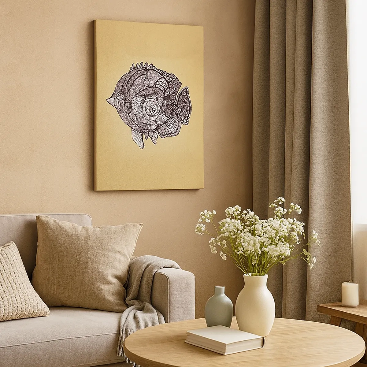 Vászonkép - A díszek óceánjából - 50x70 cm