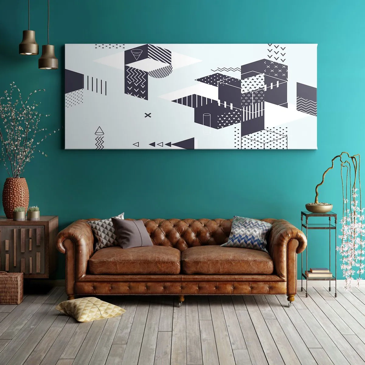 Vászonkép - Lélekben a matematika - 140x50 cm