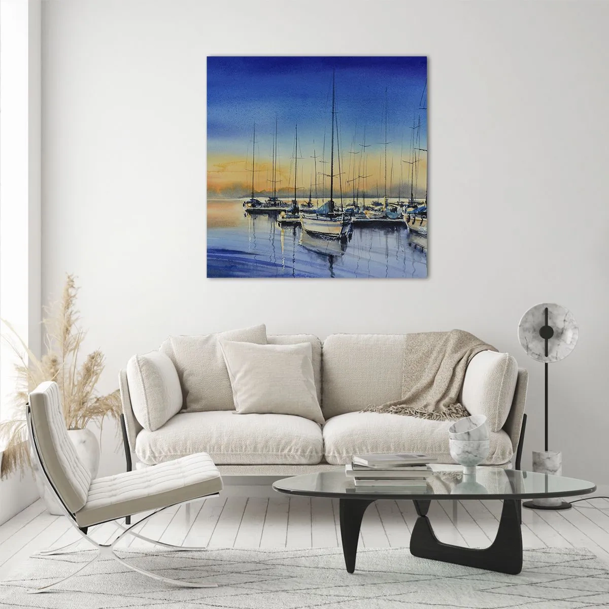 Üveg kép - Egy szép nap vége - 40x40 cm