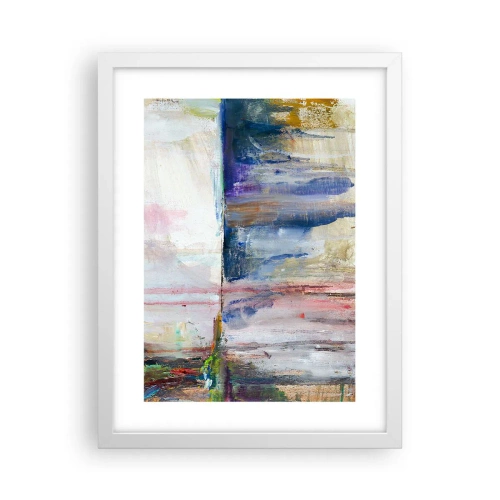 Poszter fekete keretben - Színes benyomások és társítások - 30x40 cm