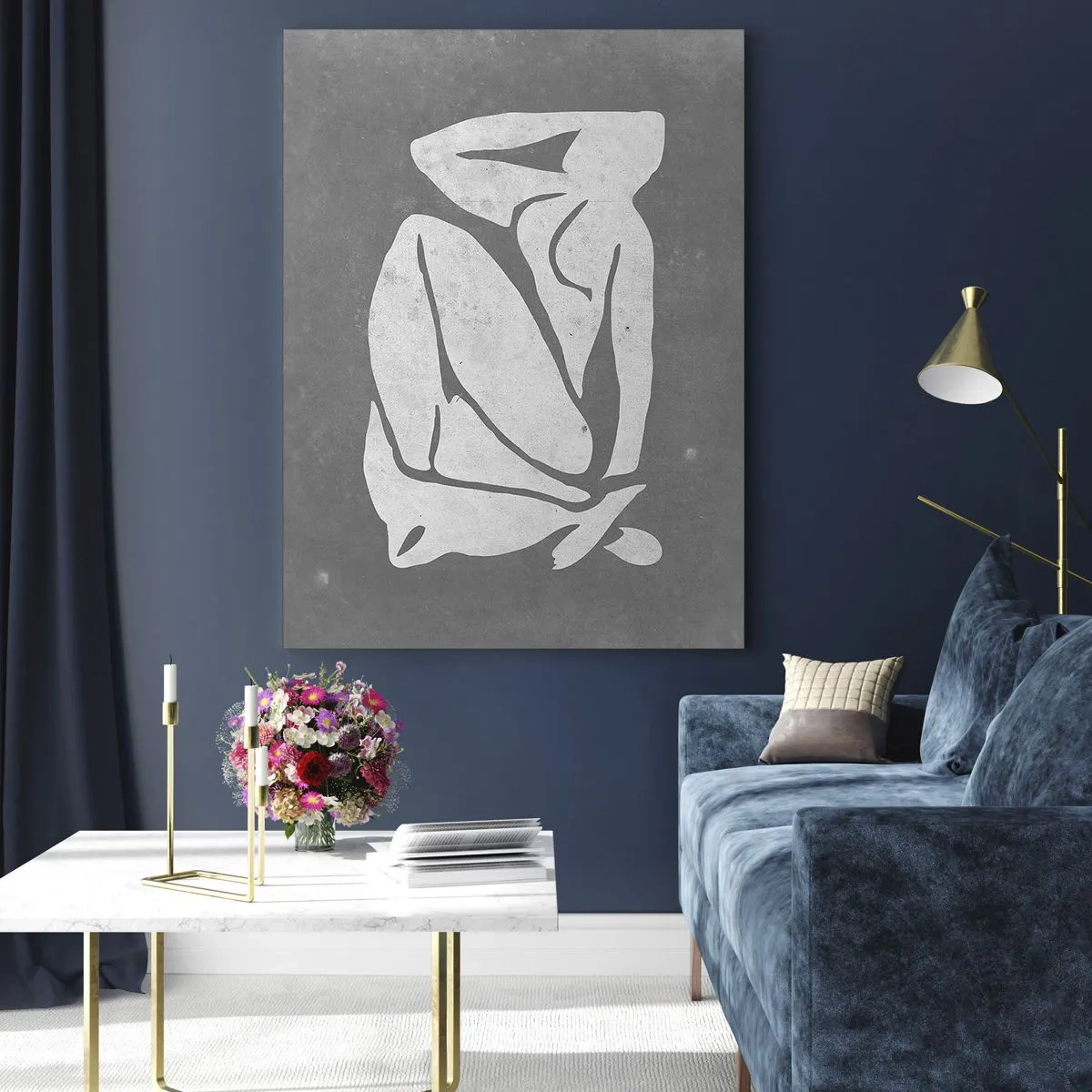 Üveg kép - Álmélkodásban - 50x70 cm