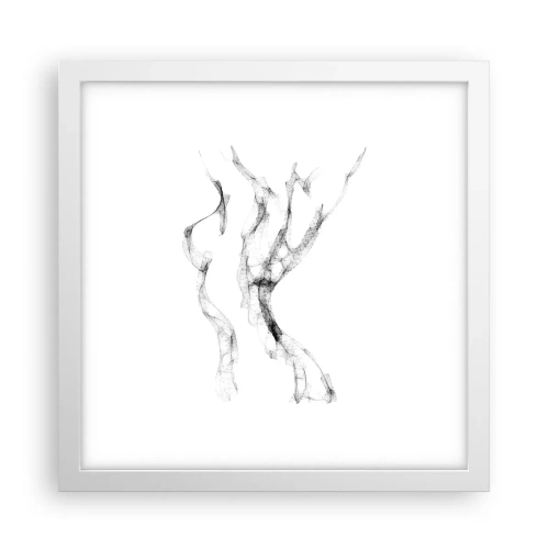 Poszter fekete keretben - Gyönyörű és erős - 30x30 cm