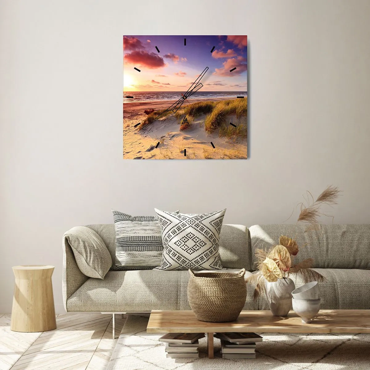 Falióra, Óra - Már érződik a nyár a levegőben - 40x40 cm