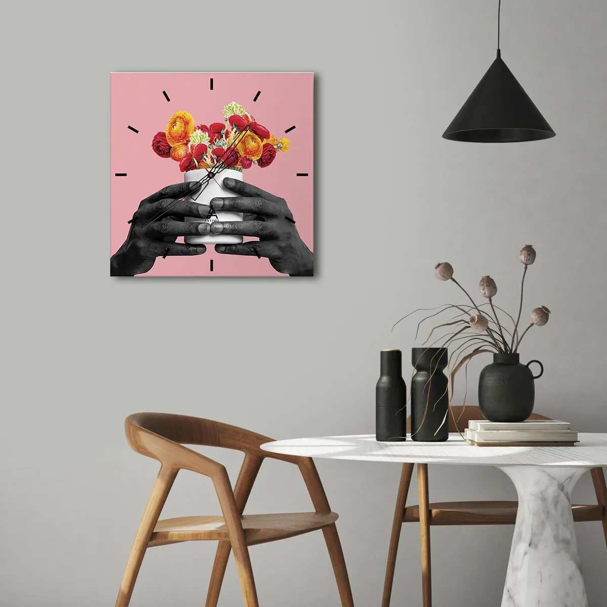 Falióra, Óra - Az élet apoteózisa - 30x30 cm