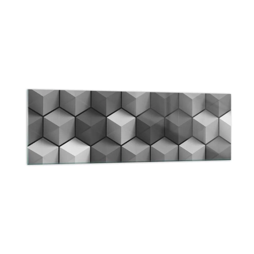 Üveg kép - Kubista kirakós - 160x50 cm