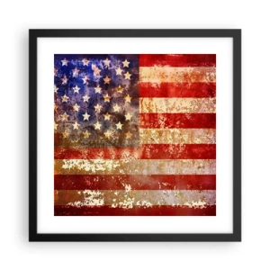 Poszter fehér keretben - A dicsőség nem múlik el - 40x40 cm