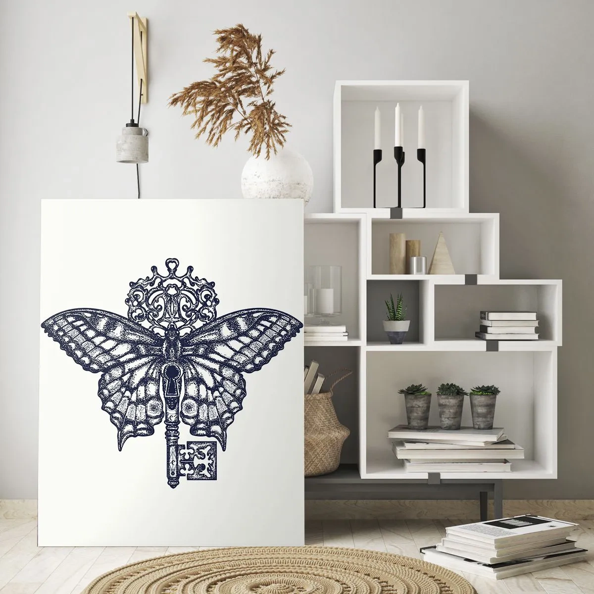 Üveg kép - A szív minden titka - 50x70 cm